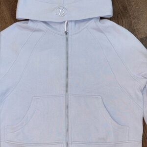 lululemon Scuba Oversized Full Zip Hoodie, Blue Linen